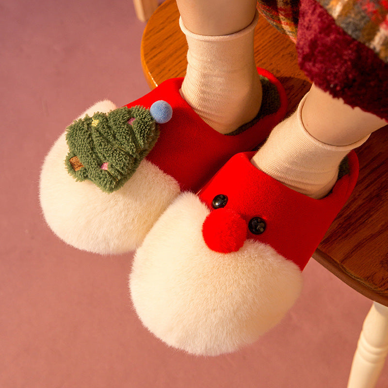 Christmas Tree Slippers