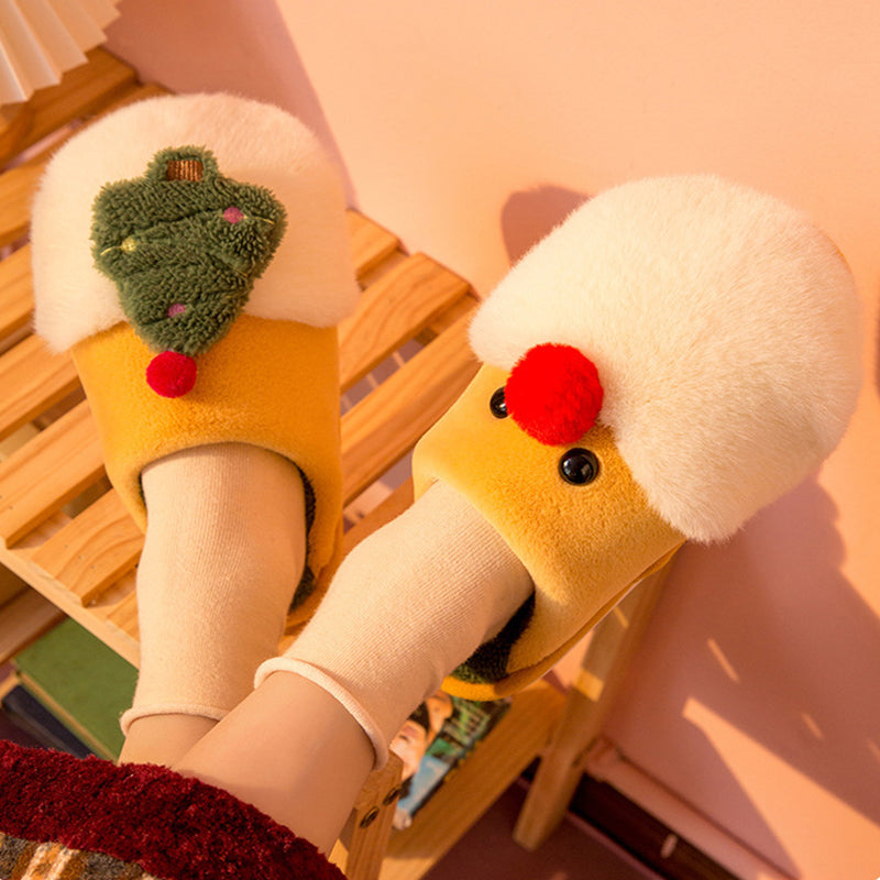 Christmas Tree Slippers