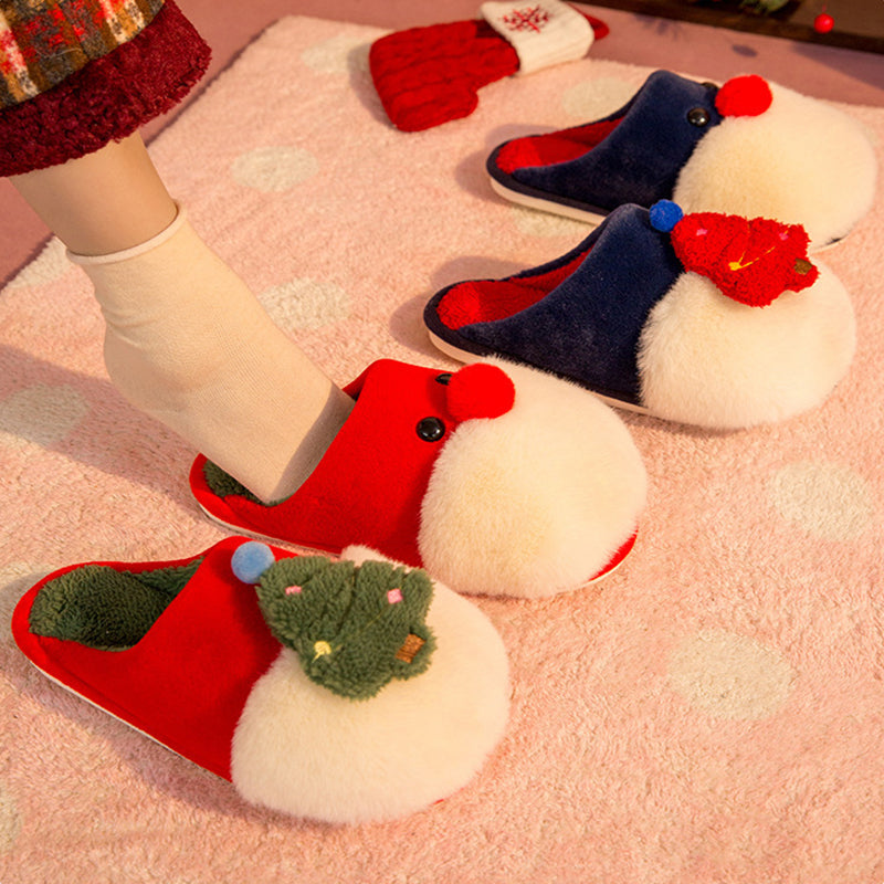 Christmas Tree Slippers